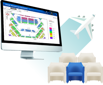 座席予約システム 導入実績 イメージ